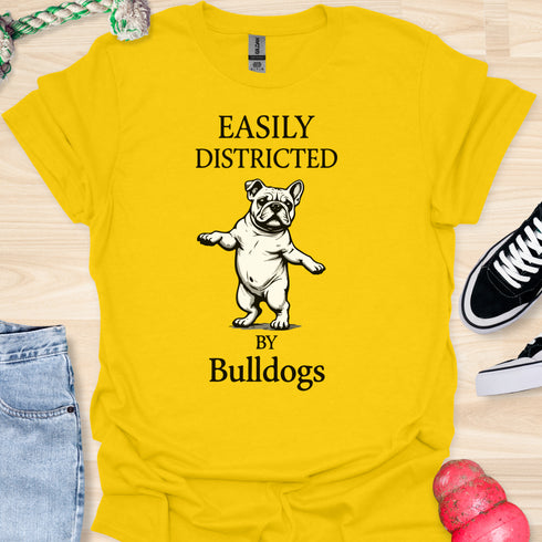 Easily distracted by bulldogs - V6 - Dancing T-Shirt